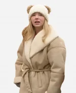  Baylen Out Loud Season 03 Baylen Dupree Beige Shearling Coat