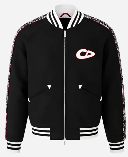 Beat Shazam S08 Jamie Foxx Black Wool Varsity Jacket