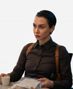 Birce Akalay Mezarlik S03 Brown Shirt