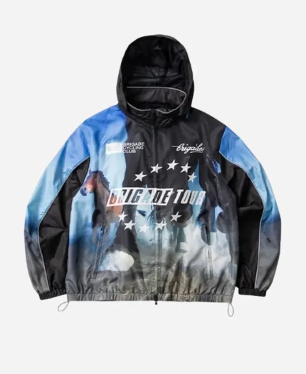 Brigade Race Horse Cycling Blue Jacket