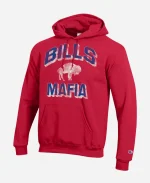 Men's Buffalo Bills Champion Eco Powerblend Red Hoodie