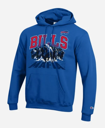 Men's Buffalo Bills Champio Eco Powerblend Royal Hoodie