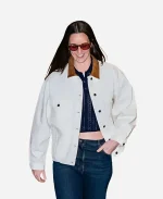 Caitlin Clark Prada Denim Blouson Jacket