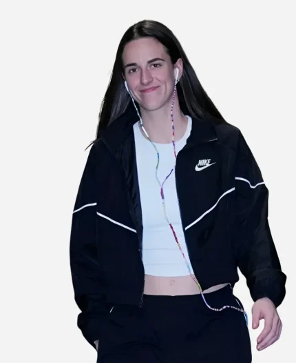 Caitlin Clark Fever vs Tempo Nike Windrunner Satin Tracksuit