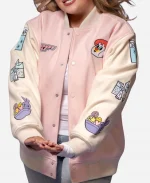 Cakeworthy The Powerpuff Girls Varsity Jacket in Pink