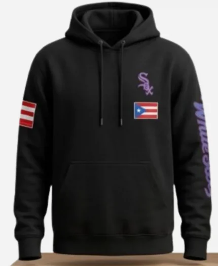 White Sox Puerto Rican Heritage Night Hoodie in Black
