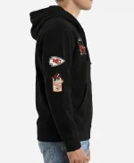  Kansas City Chiefs Disney x Champion Big Bad Wolf All-Star Black Full-Zip Hoodie