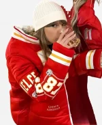 Taylor Swift Kelce 87 Chiefs Puffer Jacket
