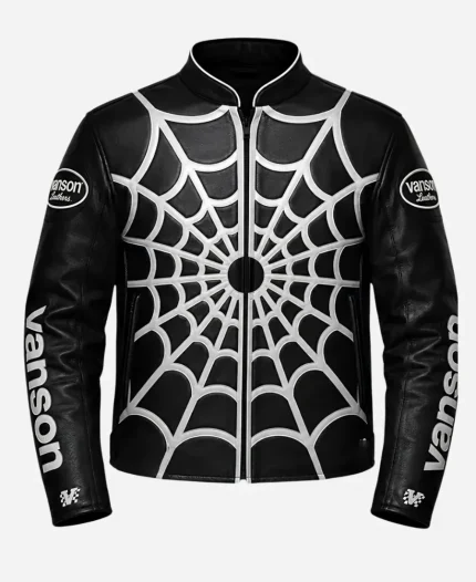 Supreme x Vanson 2026 Chris Brown Spider-Man Leather Jacket