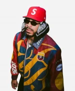 Comuna 13 Medellin 2026 Ryan Castro Red Leather Jacket