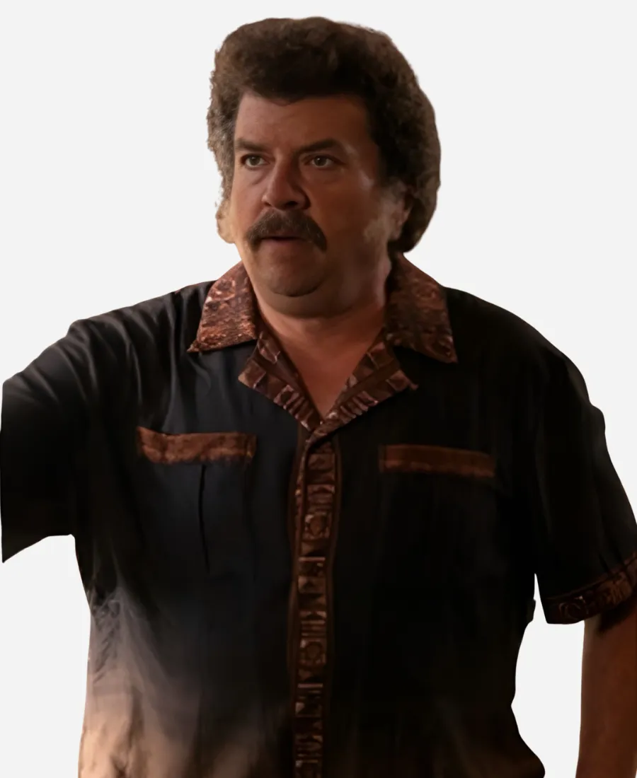 Danny McBride The Righteous Gemstones S04 Shirt Danny McBride The Righteous Gemstones Season 04 Brown Printed Shirt