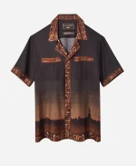 Danny McBride The Righteous Gemstones S04 Brown Printed Shirt