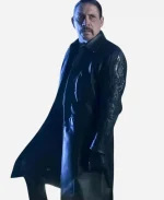 Danny Trejo The Flash S04 Breacher Leather Trench Coat