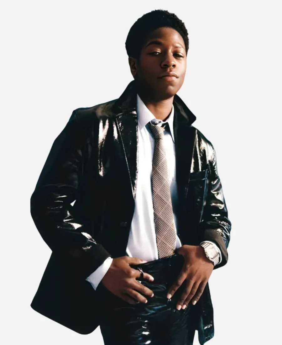 David Jonsson Black Panther 3 Black Blazer David Jonsson Black Panther 3 Black Leather Blazer