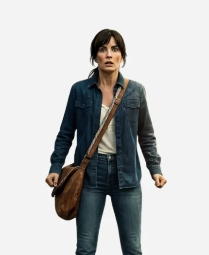 Flowervale Street 2026 Anne Hathaway Blue Denim Jacket