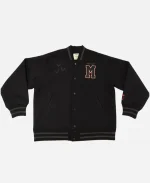 Disney Mickey Mouse Vampire Black Varsity Jacket
