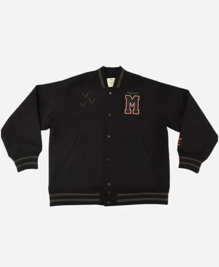 Disney Mickey Mouse Vampire Black Varsity Jacket