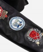 Disney Villains By Shoe Palace Varsity Jacket with Character Patches