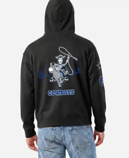 Disney x Champion Dallas Cowboys Woody All-Star Black Hoodie