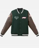  D23 Disney x Formula 1 Pixar Cars Lightning McQueen Wool Varsity Jacket