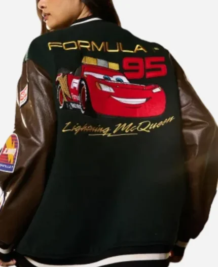  Disney x Formula 1 Pixar Cars Lightning McQueen Varsity Jacket