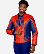 Dominique Barrett Spider-Man Brand New Day Premiere Red Leather Jacket