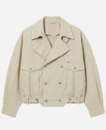  Drake 20 vs 1 Kick Streaming Bomber Jacket - Beige