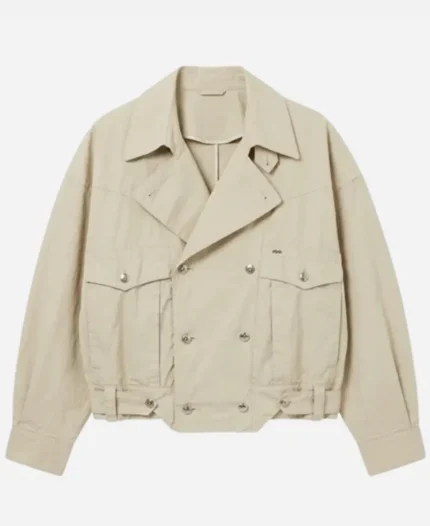  Drake 20 vs 1 Kick Streaming Bomber Jacket - Beige