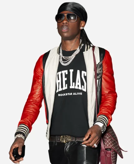 Dubai 2026 United Arab Emirates Leather Bomber Jacket