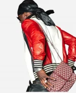 Dubai 2026 UAE Rema Leather Bomber Jacket