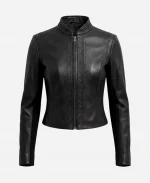 2026 Lollapalooza Ellie Rowsell Black Leather Jacket