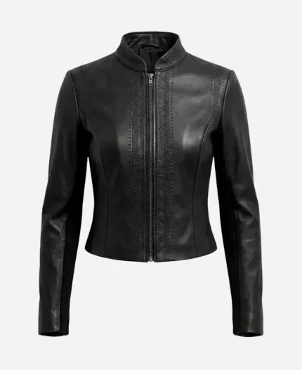 2026 Lollapalooza Ellie Rowsell Black Leather Jacket