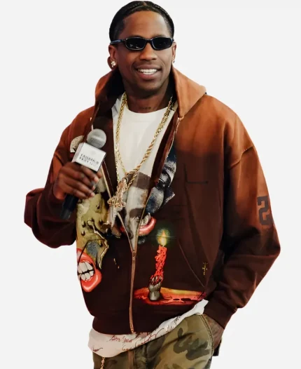 Fanatics Fest NYC 2026 Travis Scott Vintage Graphic Hoodie
