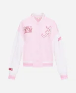 Fanatics x LoveShackFancy Collegiate Varsity Jacket - Pink