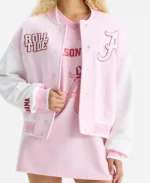 Fanatics x LoveShackFancy Alabama Collegiate Varsity Jacket