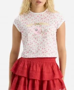 Fanatics x LoveShackFancy Alabama Marykate Ringer T-Shirt