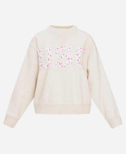 Fanatics x LoveShackFancy USC Mockneck Crew Sweatshirt