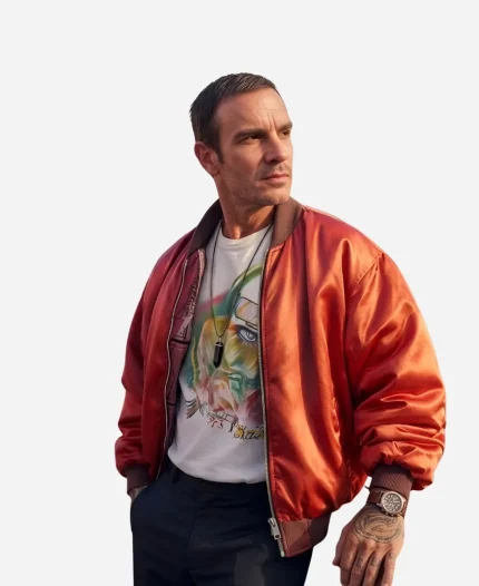 GTA VI Felix Orange Bomber Jacket