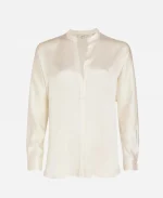 Finola Hughes General Hospital Anna Devane White Silk Blouse