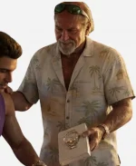 GTA VI Brian Heder Palm Tree Hawaiian Printed Shirt