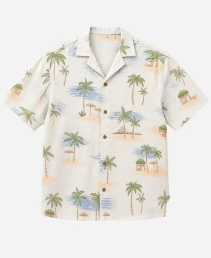 Grand Theft Auto VI Brian Heder Palm Tree Hawaiian Shirt