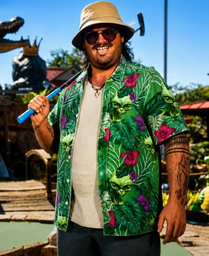 GTA VI Cal Hampton Alien Floral Hawaiian Shirt