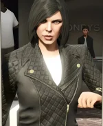 GTA VI Lady Protagonist Black Leather Jacket
