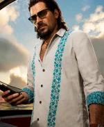 Grand Theft Auto VI Raul Bautista White Print Shirt 
