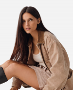 Gap Inde Navarrette Tan Denim Utility Jacket
