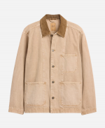 Inde Navarrette Obsession Tan Denim Utility Workwear Jacket