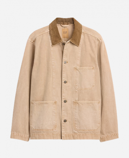 Inde Navarrette Obsession Tan Denim Utility Workwear Jacket