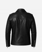 Ghost Rider Ryan Gosling Marvel Studios Black Real Leather Biker Jacket 