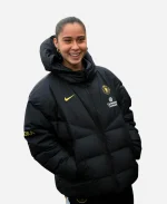 Giulia Dragoni Nike Chelsea FC Women Pre-Season Tour Hooded Puffer Jacket