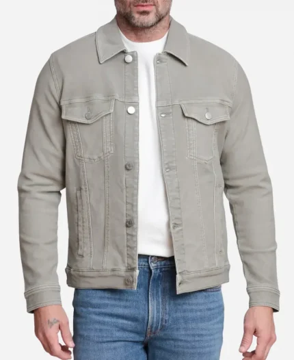 GTA VI Jason Duval Grey Denim Jacket
